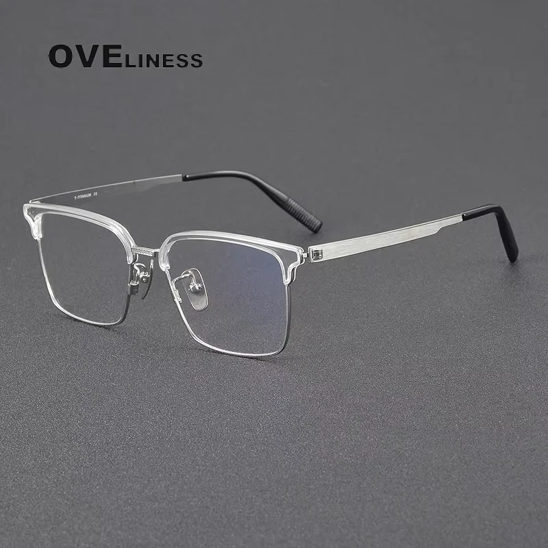 Pure Titanium Glasses Frame Men Square Eyewear 2025 New Male Full Rim Frames Eyeglasses Frames
Pure Titanium Glasses Frame Men Square Eyewear 2025 New Male Full Rim Frames Eyeglasses Frames