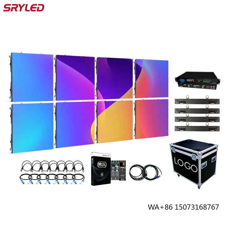 Turnkey Solution Pantalla Indoor Outdoor LED Display P2.6 P2.97 P3.91 Rental Video Wall Stage Event Background Panel
Turnkey Solution Pantalla Indoor Outdoor LED Display P2.6 P2.97 P3.91 Rental Video Wall Stage Event Background Panel