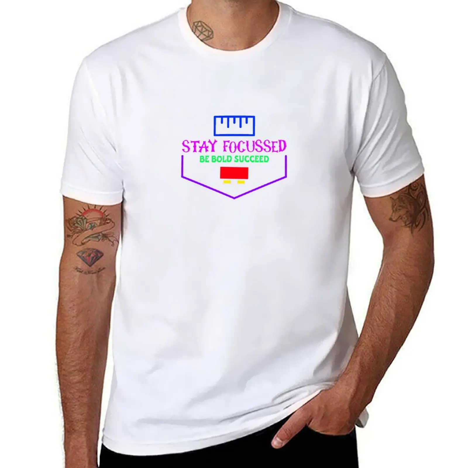 Stay focused be bold succeed destiny T-Shirt man graphic t shirt t shirt men 100% cotton luxury brand T-Shirt
Stay focused be bold succeed destiny T-Shirt man graphic t shirt t shirt men 100% cotton luxury brand T-Shirt