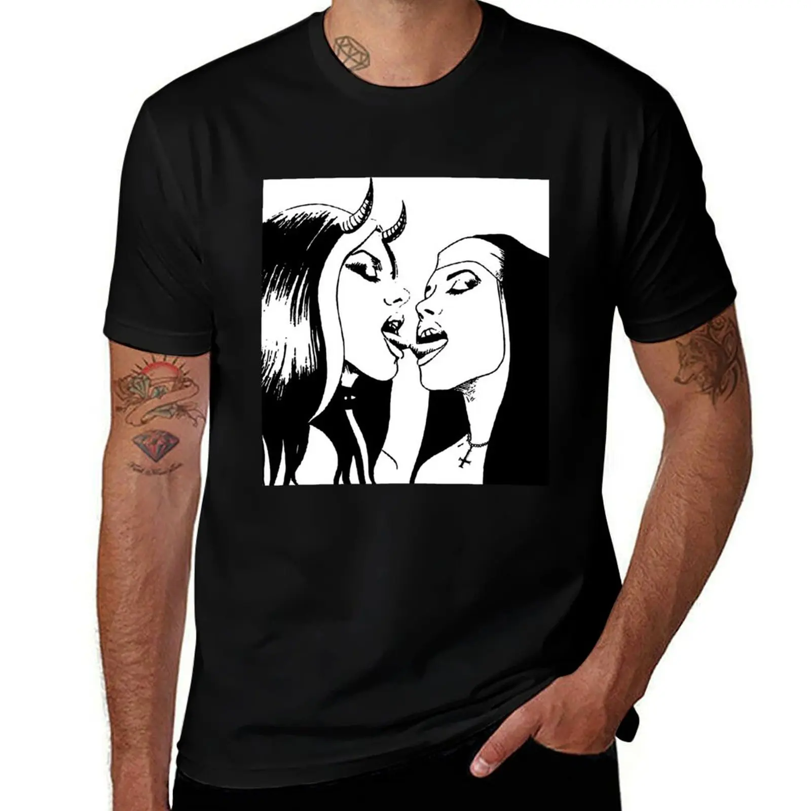Funny Sexy Nun Unholy Bad Nun Kiss Nun T-Shirt t shirts for man cotton funny t shirt man luxury man graphic t shirt T-Shirt
Funny Sexy Nun Unholy Bad Nun Kiss Nun T-Shirt t shirts for man cotton funny t shirt man luxury man graphic t shirt T-Shirt