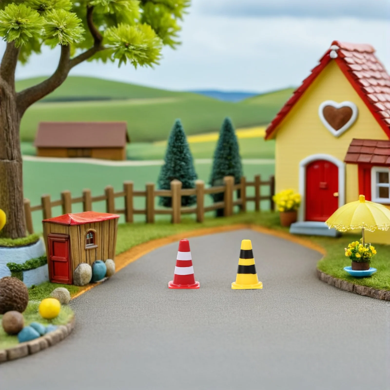 30Pcs Children's Mini Traffic Sign Set Bright Road Cones Roadblocks Realistic Simulation Learning Play Tiny Traffic Cones
30Pcs Children's Mini Traffic Sign Set Bright Road Cones Roadblocks Realistic Simulation Learning Play Tiny Traffic Cones