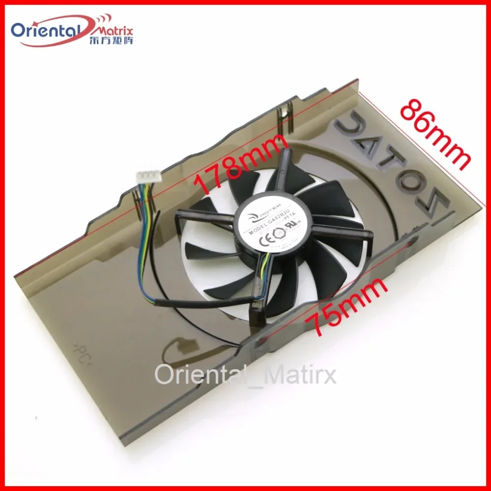 Free Shipping GA82B2U Cooler Fan 12V 0.45A 4Pin VGA Fan For ZOTAC GTS450 Graphics Card Cooling Fan
Free Shipping GA82B2U Cooler Fan 12V 0.45A 4Pin VGA Fan For ZOTAC GTS450 Graphics Card Cooling Fan