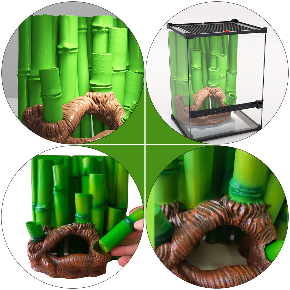 1Pcs 3D Bamboo Fish Tank Resin Landscaping Hideout Cave Aquarium Ornament Habitat Decoration for Fish Turtle Tank
1Pcs 3D Bamboo Fish Tank Resin Landscaping Hideout Cave Aquarium Ornament Habitat Decoration for Fish Turtle Tank