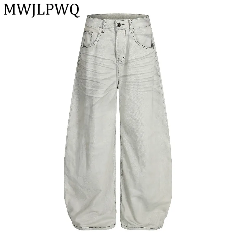 MWJLPWQ 2026 Spring Autumn New Retro Distressed Curved-Cut Pants Men's American Loose Wide-Leg Jeans Cool Trendy Bottom 15873
MWJLPWQ 2026 Spring Autumn New Retro Distressed Curved-Cut Pants Men's American Loose Wide-Leg Jeans Cool Trendy Bottom 15873