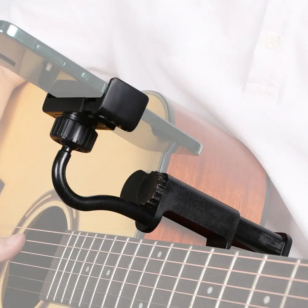 Adjustable Clip Guitar Phone Holder Hands-Free Clamp-Based Guitar Smartphone Mount Non-slip Multi-Purpose Function
Adjustable Clip Guitar Phone Holder Hands-Free Clamp-Based Guitar Smartphone Mount Non-slip Multi-Purpose Function