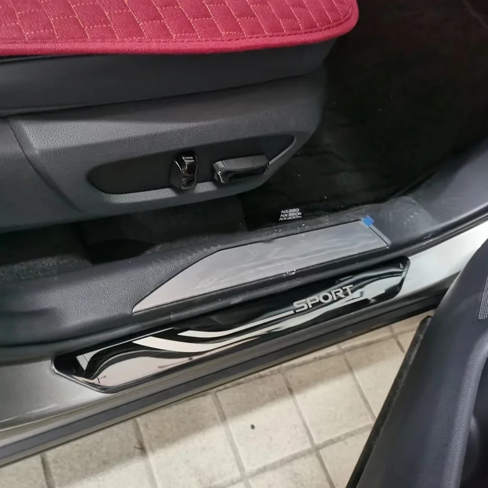 For Lexus NX 260 350h 2022 2023 Exterior Car Door Sill Trim Scuff Plate Welcome Pedal Protector Cover stainless enterance Guard
For Lexus NX 260 350h 2022 2023 Exterior Car Door Sill Trim Scuff Plate Welcome Pedal Protector Cover stainless enterance Guard