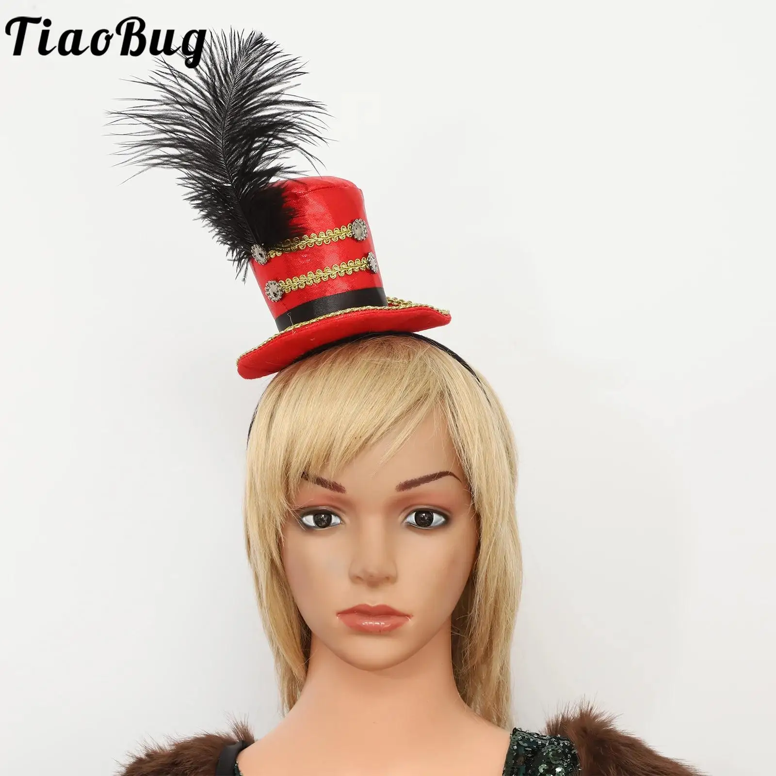 Kids Adults Fascinators Headband Mini Top Hat Circus Ringmaster Mini Hair Hoop Halloween Carnival Accessory Lion Tamer Headpiece
Kids Adults Fascinators Headband Mini Top Hat Circus Ringmaster Mini Hair Hoop Halloween Carnival Accessory Lion Tamer Headpiece
