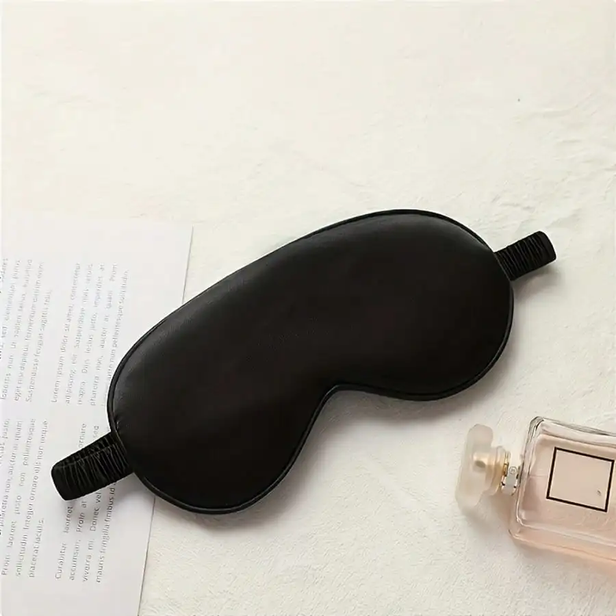 1pc Luxury Double Sided Silk Sleep Mask For Women, Chic Light Blocking Eye Shade Effortless Soft Night Blindfold, Gentle Elastic Band Comfort Eyemask Hypoallergenic Sleep Aid Tool Graduation Season Back To School Christmas Gift
1pc Luxury Double Sided Silk Sleep Mask For Women, Chic Light Blocking Eye Shade Effortless Soft Night Blindfold, Gentle Elastic Band Comfort Eyemask Hypoallergenic Sleep Aid Tool Graduation Season Back To School Christmas Gift
