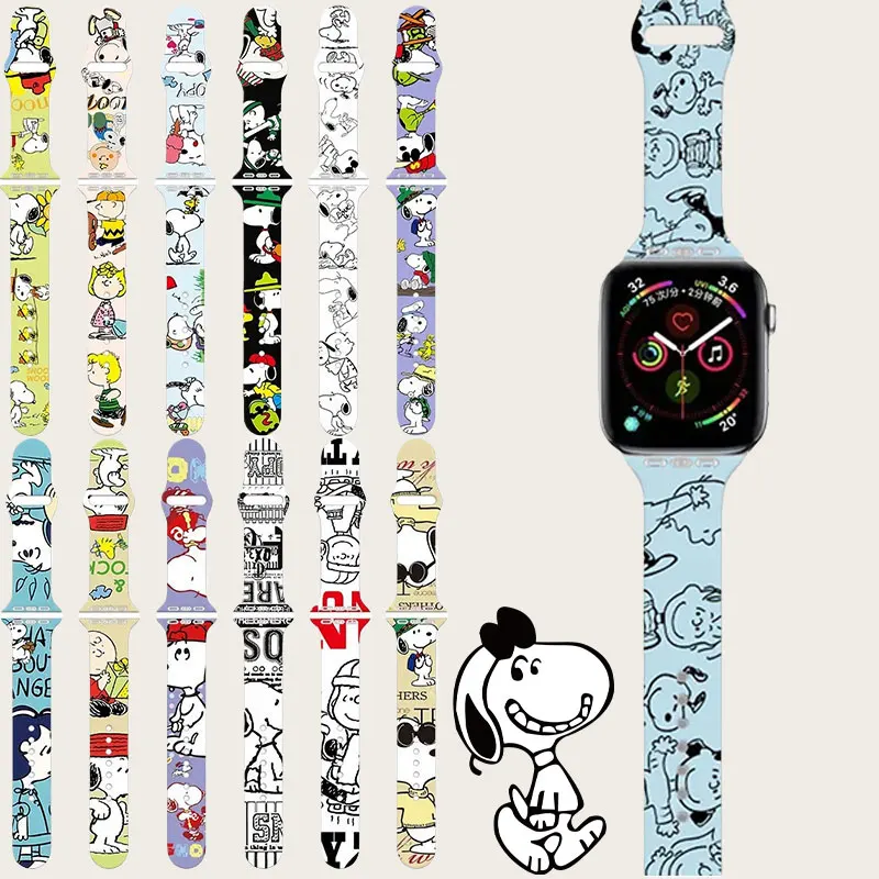 Snoopy Anime Silicone Band for Iwatch Strap 44mm 45mm 40mm 41mm 38mm Bracelet Iwatch Series 8 7 6 5 4 9 10 11 SE-Ultra 2/3 49mm
Snoopy Anime Silicone Band for Iwatch Strap 44mm 45mm 40mm 41mm 38mm Bracelet Iwatch Series 8 7 6 5 4 9 10 11 SE-Ultra 2/3 49mm