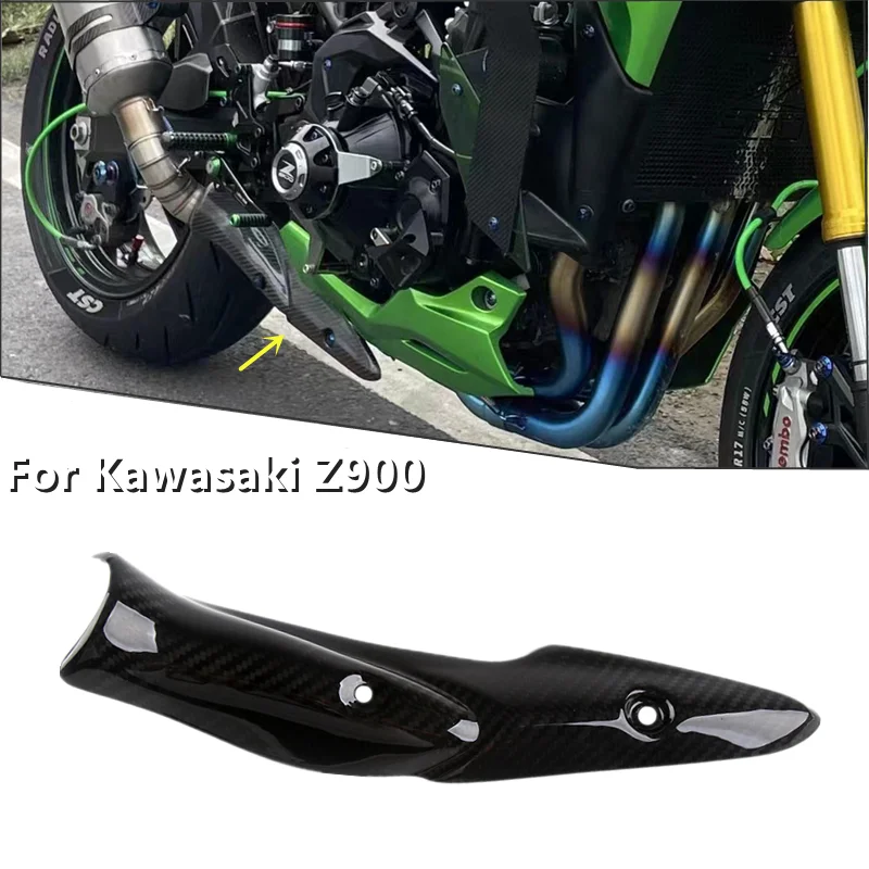 For Z900 Kawasaki Accessories Motorcycle Exhaust Protector Z 900 Real Carbon Fiber Heat Shield Cover Exhaust Guard Heatshield
For Z900 Kawasaki Accessories Motorcycle Exhaust Protector Z 900 Real Carbon Fiber Heat Shield Cover Exhaust Guard Heatshield