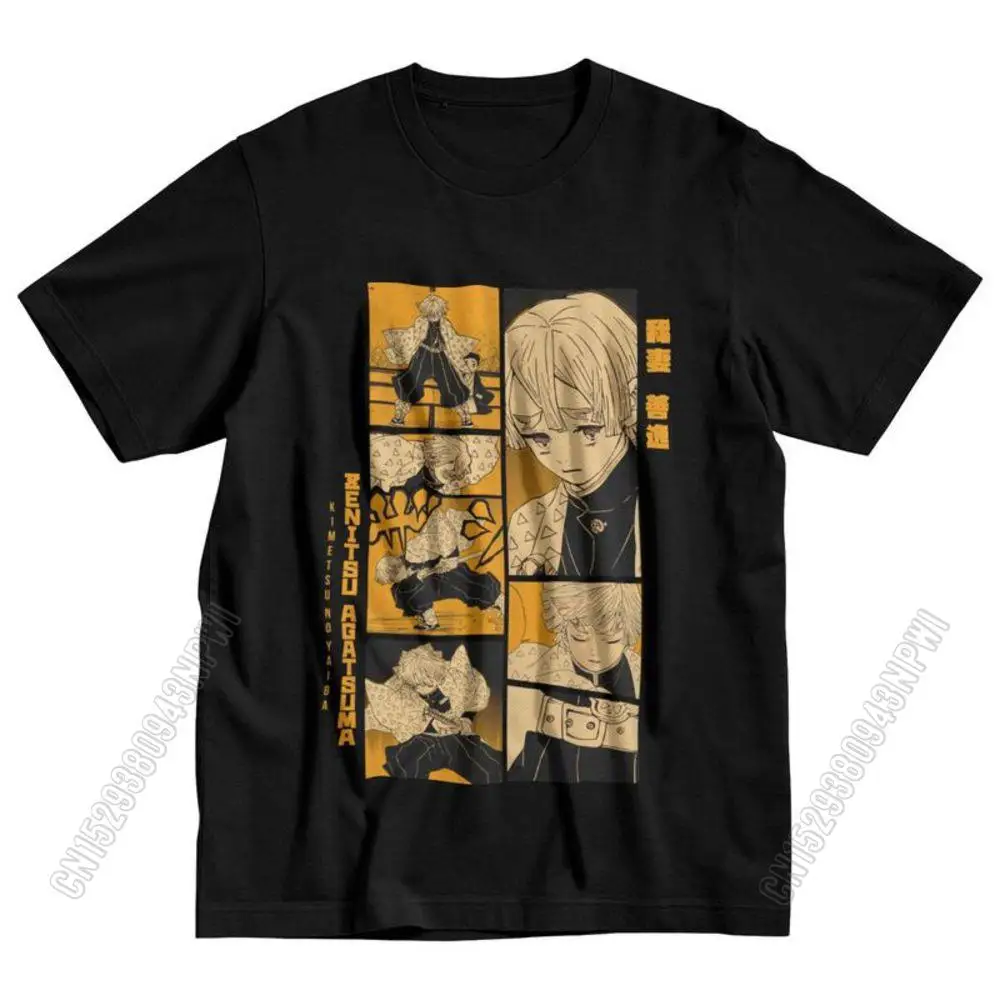 Men's Zenitsu Agatsuma Demon Slayer T Shirt Short Sleeves Cotton Tshirts Novelty T-Shirt Anime Manga Kimetsu No Yaiba Tee
Men's Zenitsu Agatsuma Demon Slayer T Shirt Short Sleeves Cotton Tshirts Novelty T-Shirt Anime Manga Kimetsu No Yaiba Tee