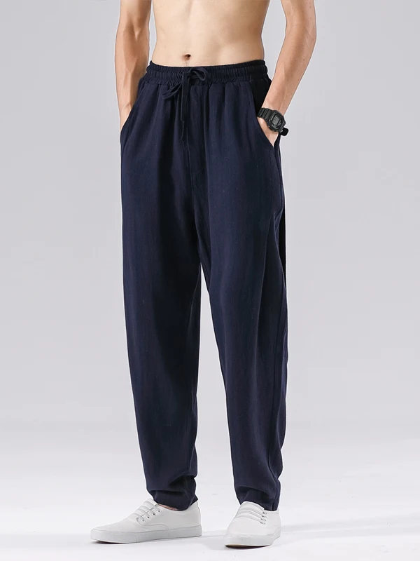 Мужские летние тонкие хлопковые льняные спортивные брюки свободного кроя, прямые повседневные длинные брюки, модные прямые брюки с драпировкой
Мужские летние тонкие хлопковые льняные спортивные брюки свободного кроя, прямые повседневные длинные брюки, модные прямые брюки с драпировкой