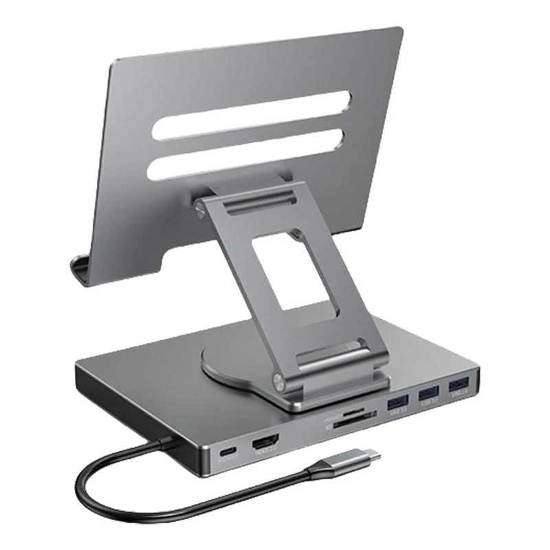 8/9 в 1 стыковочные станции держатель таблеток USB Тип C USB3.2 Установка карты 3,5 мм складной вращающийся держатель рабочего
8/9 в 1 стыковочные станции держатель таблеток USB Тип C USB3.2 Установка карты 3,5 мм складной вращающийся держатель рабочего
