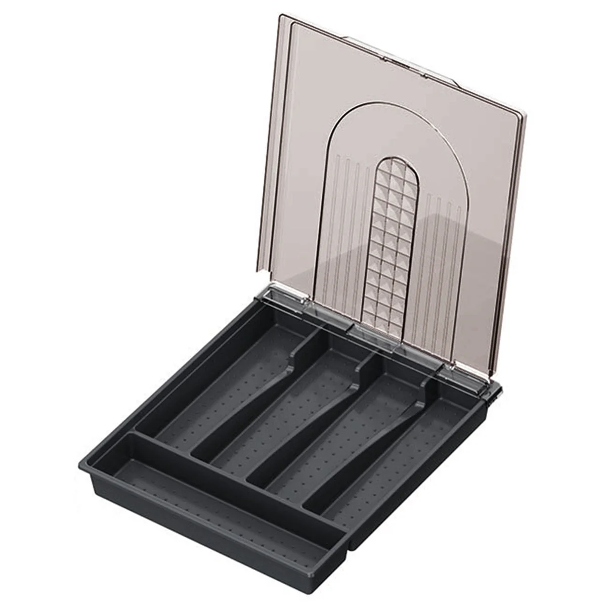 HHTL Portable Cutlery Storage Box Sealed Dustproof Cutlery with Lid Kitchen Spoon Fork Knife Storage Box
HHTL Portable Cutlery Storage Box Sealed Dustproof Cutlery with Lid Kitchen Spoon Fork Knife Storage Box