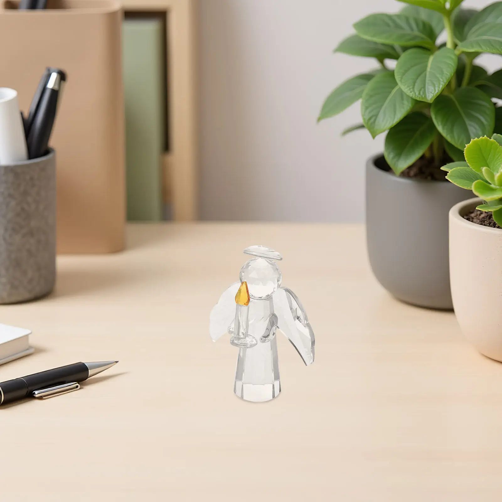 Crystal Winged Guardian Angel Holding Birthday Cake Transparent Sculpture Party Table Decor Blessing Angel
Crystal Winged Guardian Angel Holding Birthday Cake Transparent Sculpture Party Table Decor Blessing Angel