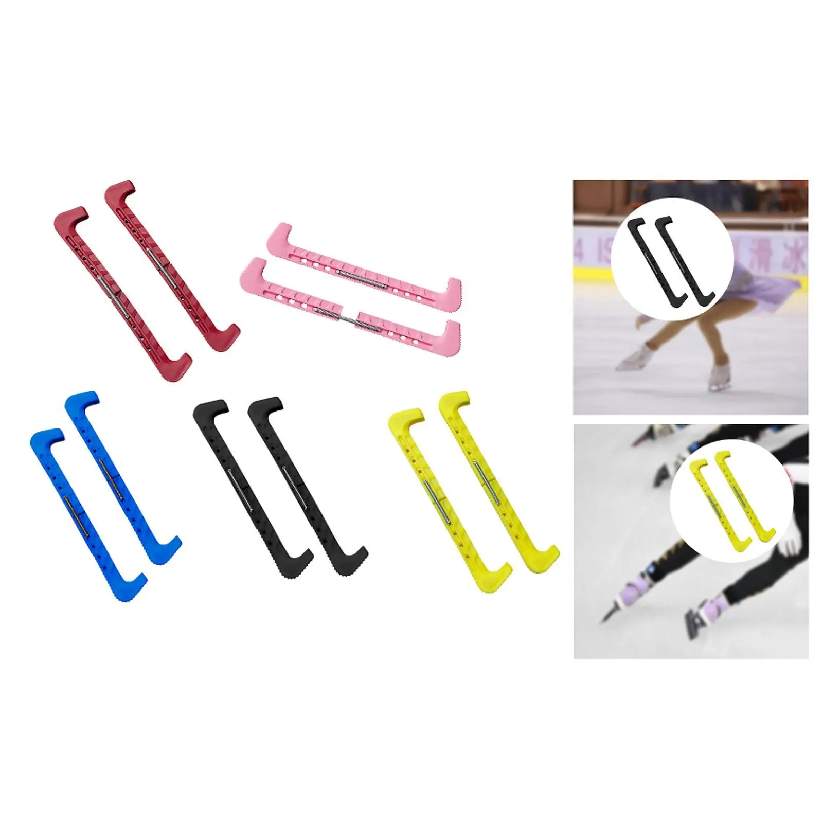 2Pcs Skating Blade Cover Ice Skate Guards Protective Adjustable Ice Skate Blade Covers for Sports Figure Skating Teens Adults
2Pcs Skating Blade Cover Ice Skate Guards Protective Adjustable Ice Skate Blade Covers for Sports Figure Skating Teens Adults
