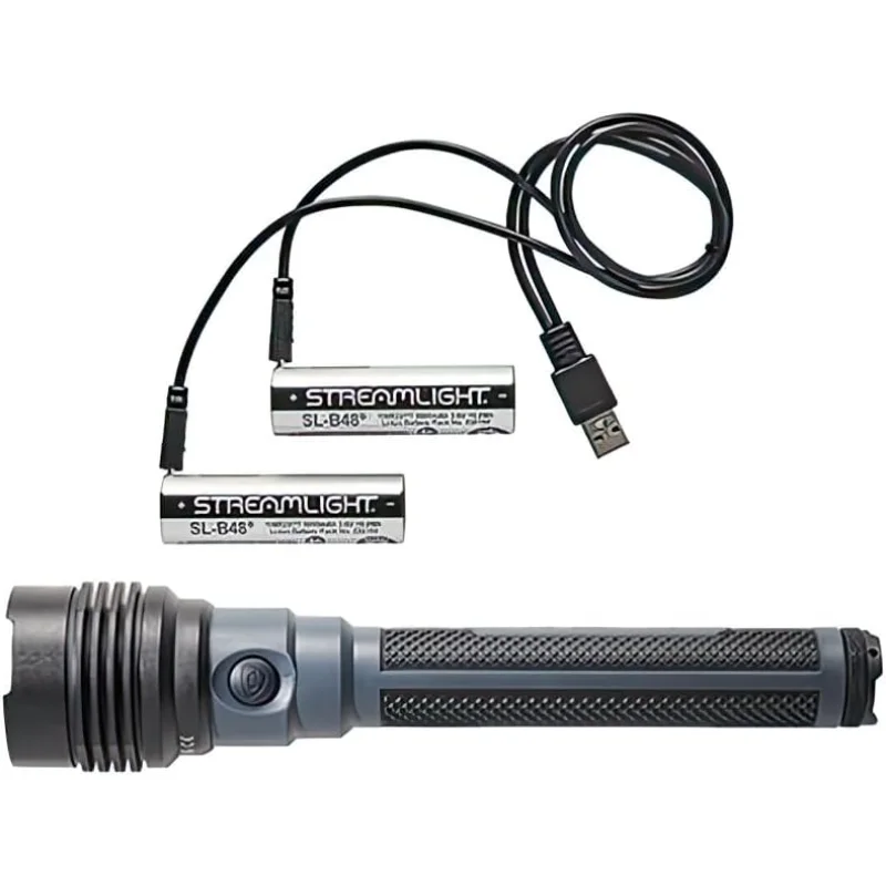 88131 ProTac HL 6 5,300-Lumen 80,000-Candela Rechargeable Flashlight with 120V USB Adapter, Y USB-C Cord, and Wrist Lanyard
88131 ProTac HL 6 5,300-Lumen 80,000-Candela Rechargeable Flashlight with 120V USB Adapter, Y USB-C Cord, and Wrist Lanyard
