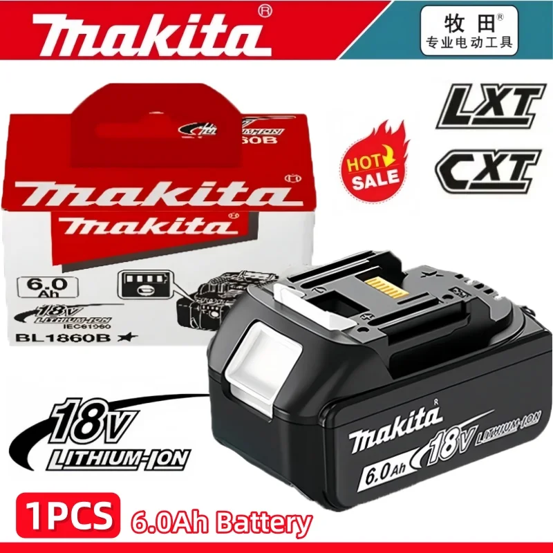 Оригинальный аккумулятор Makita 18В 6.0Ач премиум-класса | Профессиональная замена для аккумуляторов BL1830B BL1850B BL1850 BL1840 BL1860 BL1815
Оригинальный аккумулятор Makita 18В 6.0Ач премиум-класса | Профессиональная замена для аккумуляторов BL1830B BL1850B BL1850 BL1840 BL1860 BL1815