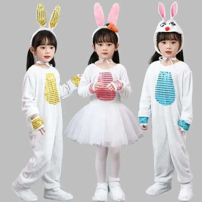 New Year's Day Performance Dress Children's Little Rabbit Kindergarten Rabbit Dance Clothing Gauze Skirt Cos Kids Rabbits Suit
New Year's Day Performance Dress Children's Little Rabbit Kindergarten Rabbit Dance Clothing Gauze Skirt Cos Kids Rabbits Suit