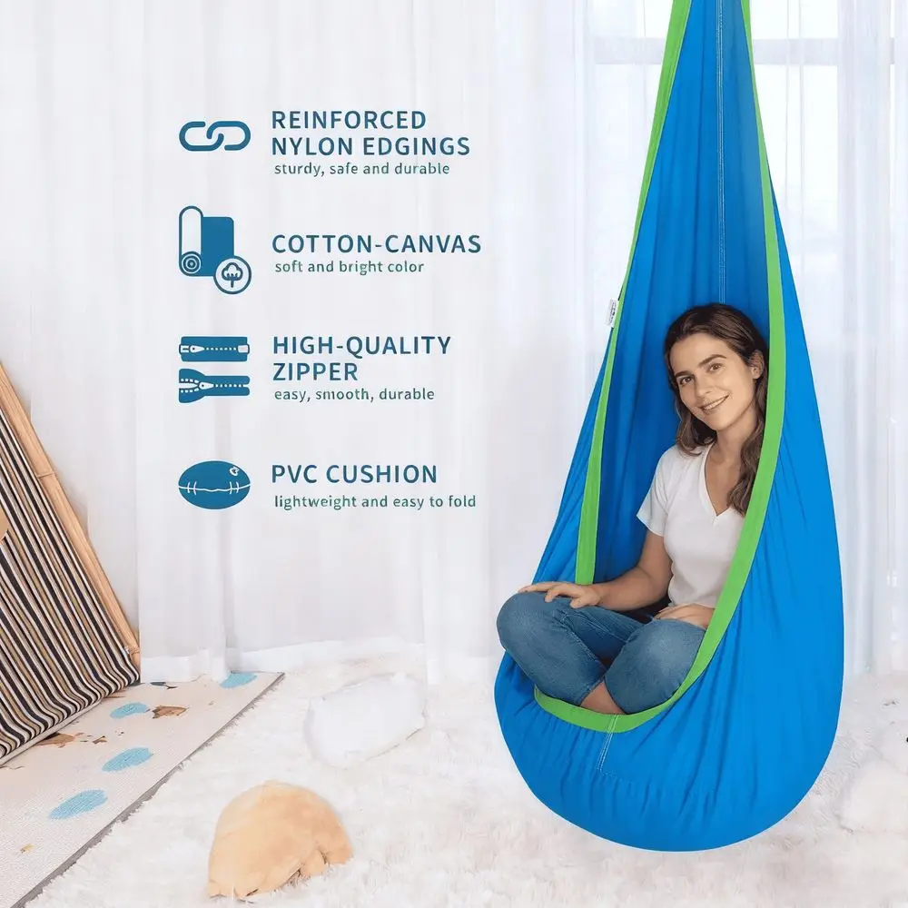 Hammock Swing Polyester Hammock, Outdoor Patio Hanging Hammock, Sensory Swing, Portable Design, Easy To Assemble, Supports T
Hammock Swing Polyester Hammock, Outdoor Patio Hanging Hammock, Sensory Swing, Portable Design, Easy To Assemble, Supports T