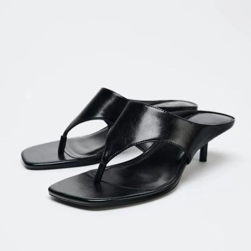 High Heels Slippers Women Clip Toe Shoes New Flip Flops Square Toe Sandals 2025 Summer Sexy Slingback Party Shoes Woman Pumps
High Heels Slippers Women Clip Toe Shoes New Flip Flops Square Toe Sandals 2025 Summer Sexy Slingback Party Shoes Woman Pumps