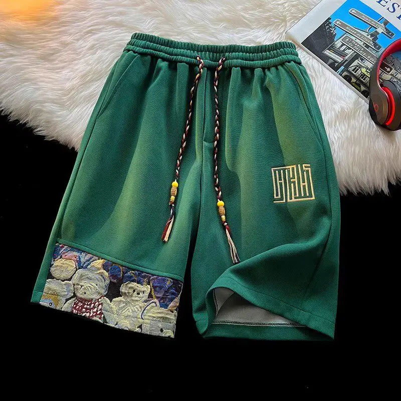Casual Ice Silk Embroidered Shorts Men's Summer Trendy Brand Patchwork Design Breathable Lightweight Men's Casual Pants
Casual Ice Silk Embroidered Shorts Men's Summer Trendy Brand Patchwork Design Breathable Lightweight Men's Casual Pants