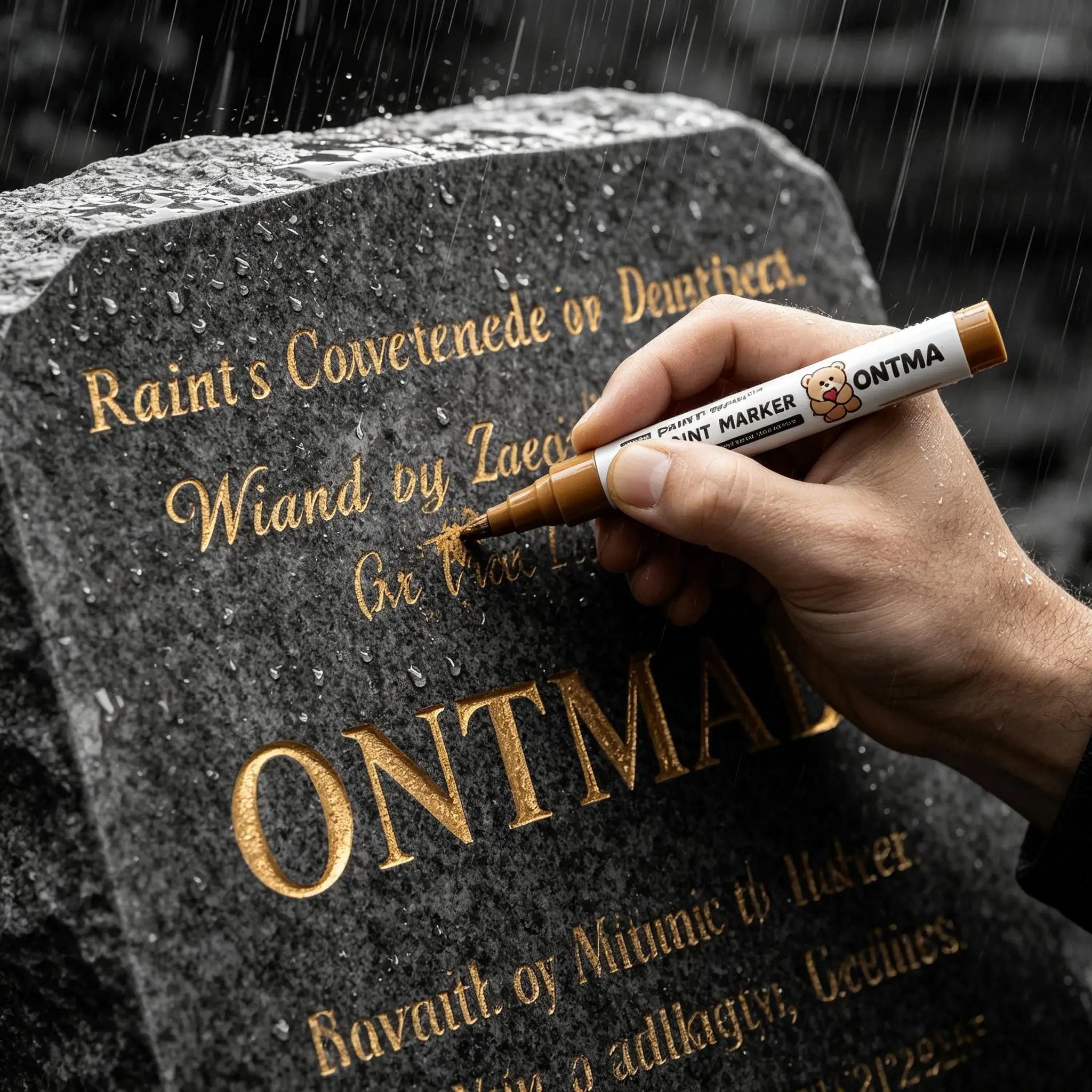 Arrival Outdoor Weather Resistant Oil Paint Marker Pen Fine Tip Quick Dry For Marble Grave Tombstone Faded Words BHL1005
Arrival Outdoor Weather Resistant Oil Paint Marker Pen Fine Tip Quick Dry For Marble Grave Tombstone Faded Words BHL1005