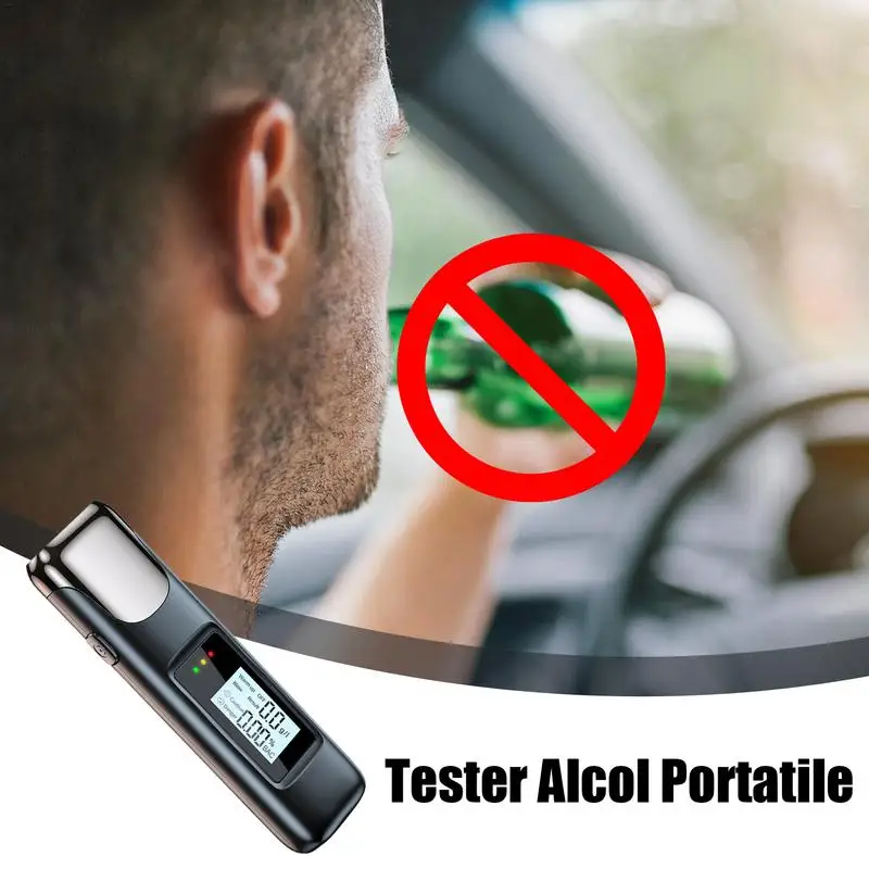 Breathalyzers For Alcohol Digital LCD Display Portable High Precision Breathalyzer Tester USB Rechargeable Alcohol Detector
Breathalyzers For Alcohol Digital LCD Display Portable High Precision Breathalyzer Tester USB Rechargeable Alcohol Detector