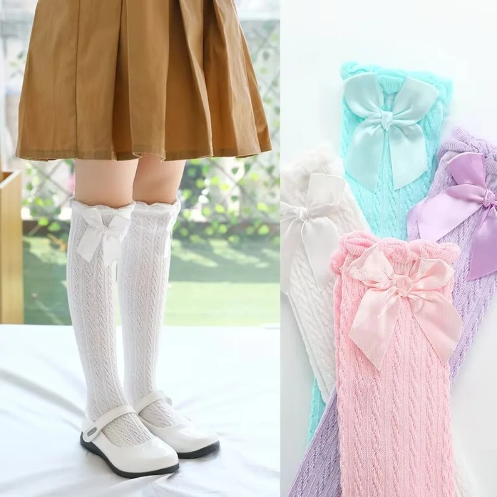 Gifts Breathable Children Bowknot Mesh Socks Soft Mid-tube Socks Twisted Stocking Long Tall Sock Cotton Socks
Gifts Breathable Children Bowknot Mesh Socks Soft Mid-tube Socks Twisted Stocking Long Tall Sock Cotton Socks