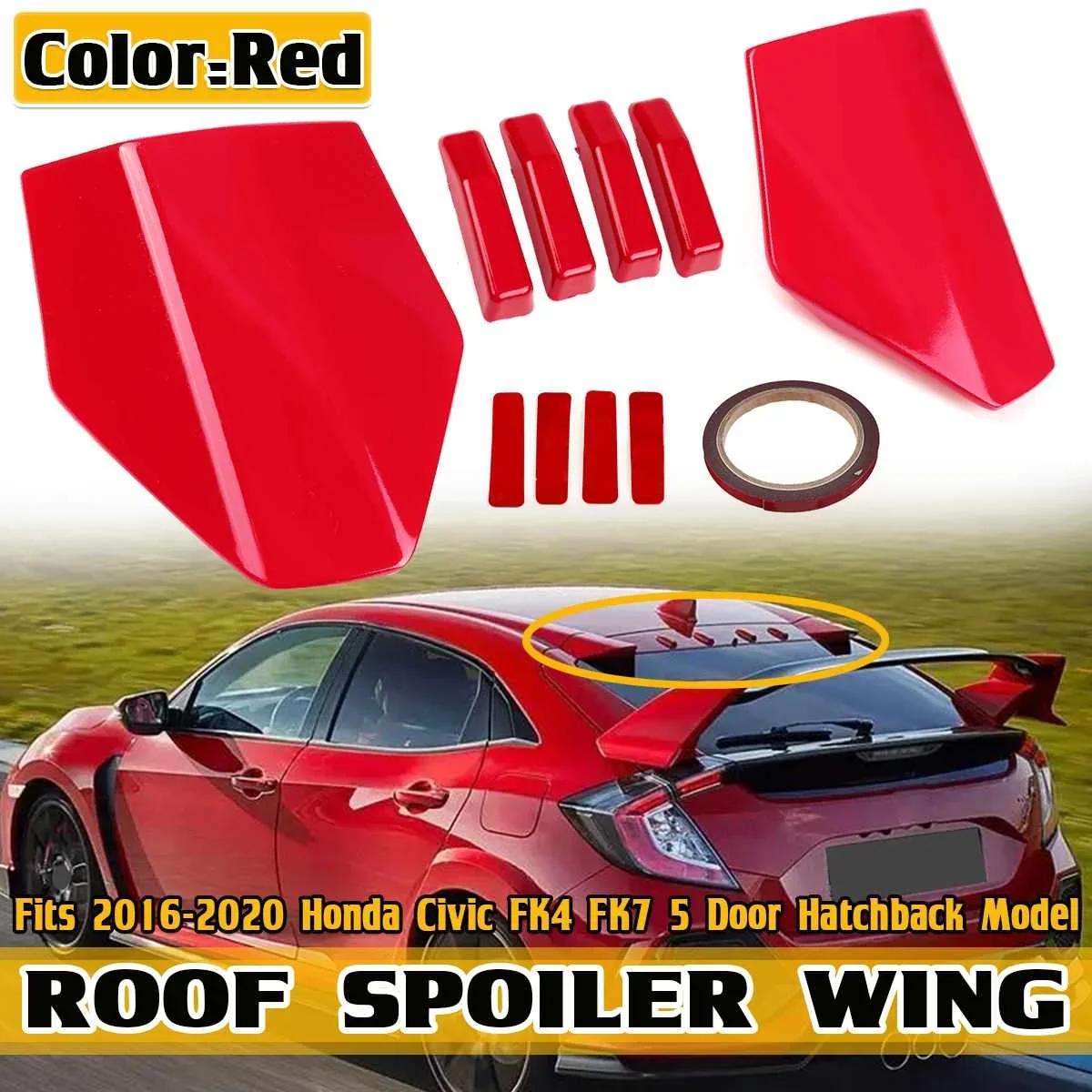 Car Rear Roof Spoiler Wing Spoiler For Honda For Civic FK4 FK7 5 Door Hatchback 2016 2017 2018 2019 2020 Rear Spoiler Body Kit
Car Rear Roof Spoiler Wing Spoiler For Honda For Civic FK4 FK7 5 Door Hatchback 2016 2017 2018 2019 2020 Rear Spoiler Body Kit
