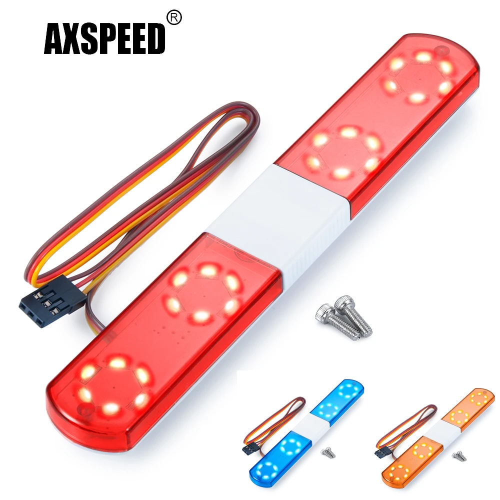 AXSPEED RC Car LED Light Alarming Multi-function Flashing Light for 1/8 1/10 RC Crawler Car
AXSPEED RC Car LED Light Alarming Multi-function Flashing Light for 1/8 1/10 RC Crawler Car