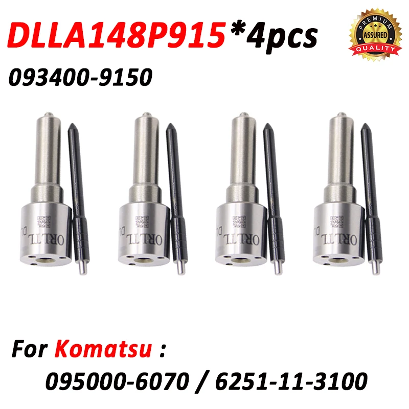 4шт DLLA148P915 Форсунка дизельного топлива 6251113100 Форсунка DLLA 148P 915 для Komatsu PC350-7 095000 -6070
4шт DLLA148P915 Форсунка дизельного топлива 6251113100 Форсунка DLLA 148P 915 для Komatsu PC350-7 095000 -6070