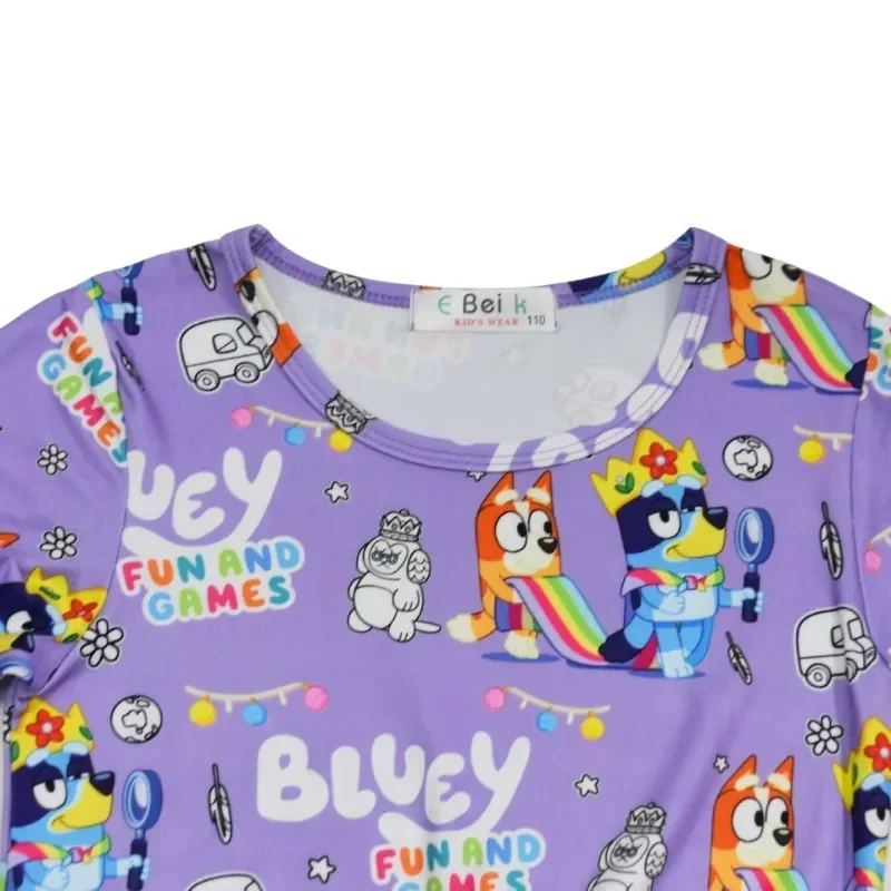 Bluey Summer Pyjamas Boys and Girls Sleepwear Baby Set Boys Girls Short Sleeved Pijamas Cotton Nightwear Clothes Pajamas Sets
Bluey Summer Pyjamas Boys and Girls Sleepwear Baby Set Boys Girls Short Sleeved Pijamas Cotton Nightwear Clothes Pajamas Sets