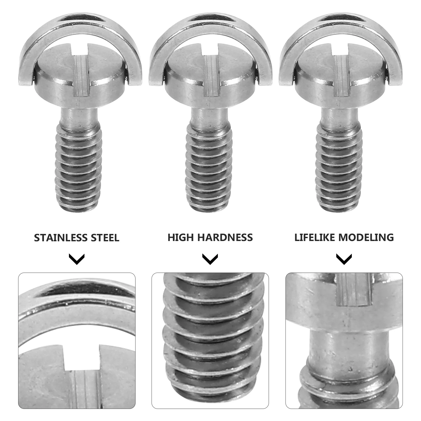 3 Pcs SLR Camera Screw Quick Release Stainless Steel Ball Head Tripod Accessories
3 Pcs SLR Camera Screw Quick Release Stainless Steel Ball Head Tripod Accessories