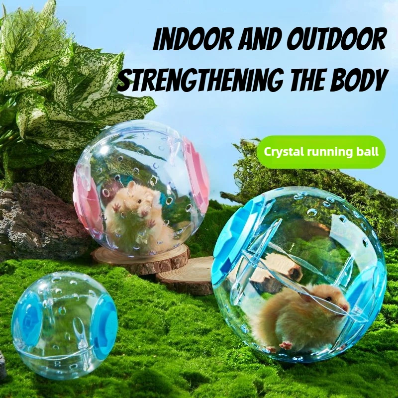 Hamster running wheel running ball not stuck foot toy transparent sports ball golden bear special ball crystal
Hamster running wheel running ball not stuck foot toy transparent sports ball golden bear special ball crystal
