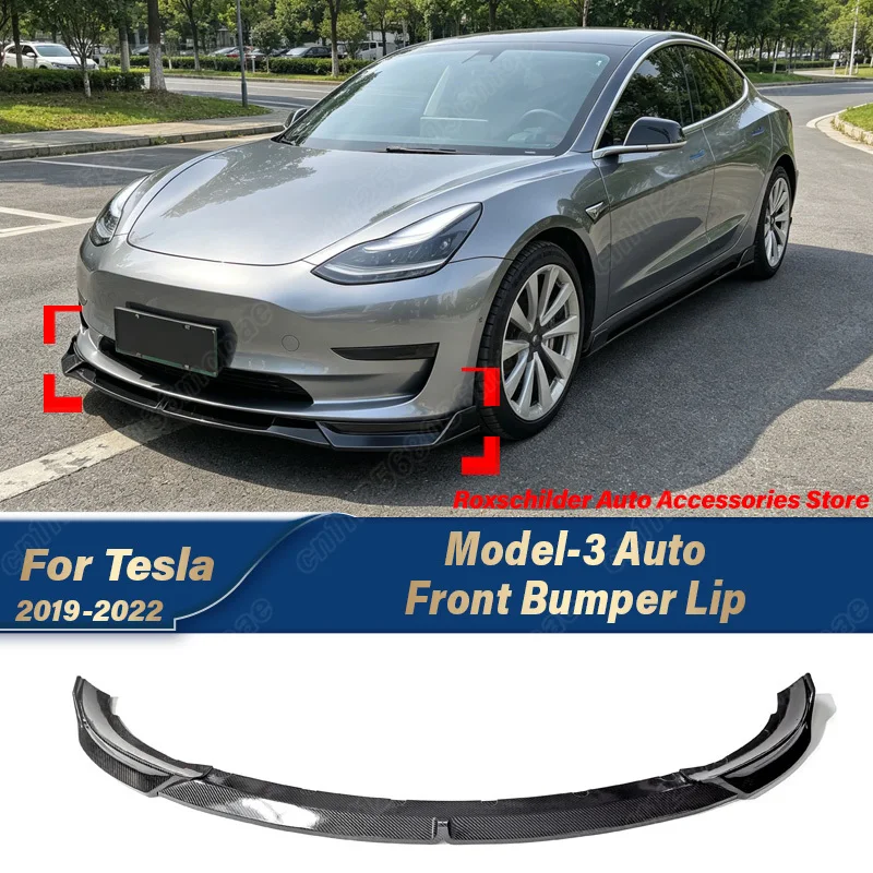 For Tesla Model3 2019 2020 2021 2022 Automobile Front Bumper Lip Sports Racing Front Chin Spoiler Body Modification Kit
For Tesla Model3 2019 2020 2021 2022 Automobile Front Bumper Lip Sports Racing Front Chin Spoiler Body Modification Kit