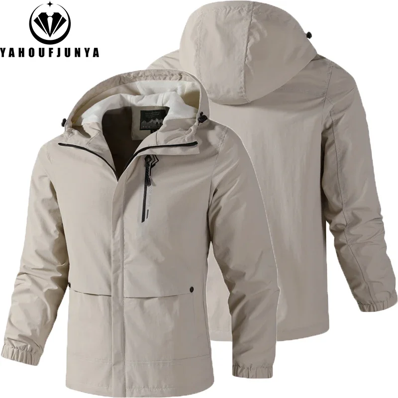 Autumn Men Solid Outdoor Windproof Breathable Hooded Jacket Men Travel Soft Leisure Fashion High-Quality Design Jacket Male Coat
Autumn Men Solid Outdoor Windproof Breathable Hooded Jacket Men Travel Soft Leisure Fashion High-Quality Design Jacket Male Coat