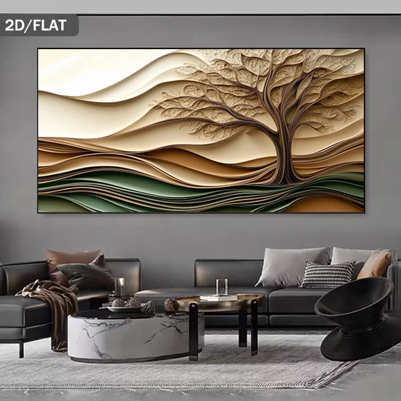 2D Flat Large Modern Tree of Life Fluid Canvas Wall Art Unframed Minimalist Abstract Canvas Prints for Elegant Living Room Decor
2D Flat Large Modern Tree of Life Fluid Canvas Wall Art Unframed Minimalist Abstract Canvas Prints for Elegant Living Room Decor