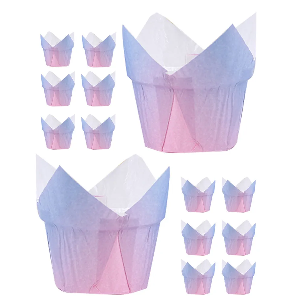 50Pcs Tulip Cupcake Liners Premium Paper Baking Liners No Smell No Fade Direct Food Contact for Tea Party Bridal Shower Muffin
50Pcs Tulip Cupcake Liners Premium Paper Baking Liners No Smell No Fade Direct Food Contact for Tea Party Bridal Shower Muffin