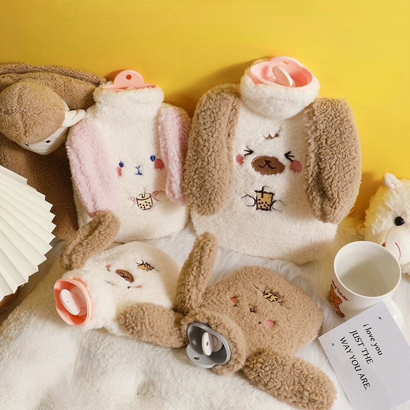 Наполненный водой мешок для горячей воды с удлиненным кроликом зимний плюшевый ПВХ взрывозащищенный обогреватель для рук 
Наполненный водой мешок для горячей воды с удлиненным кроликом зимний плюшевый ПВХ взрывозащищенный обогреватель для рук