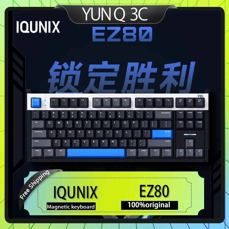 НОВАЯ клавиатура с магнитной осью IQUNIX EZ80, проводное соединение, специальный переключатель RGB, аксессуары для клавиатуры для киберспортивных игр Valorant csgo
НОВАЯ клавиатура с магнитной осью IQUNIX EZ80, проводное соединение, специальный переключатель RGB, аксессуары для клавиатуры для киберспортивных игр Valorant csgo