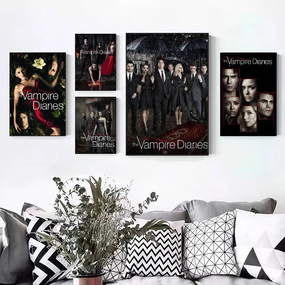 Hot TV The V-Vampire D-Diaries Peelable Self-adhesive Poster Stickers Are Suitable For Frameless Wall Decoration In A Room
Hot TV The V-Vampire D-Diaries Peelable Self-adhesive Poster Stickers Are Suitable For Frameless Wall Decoration In A Room