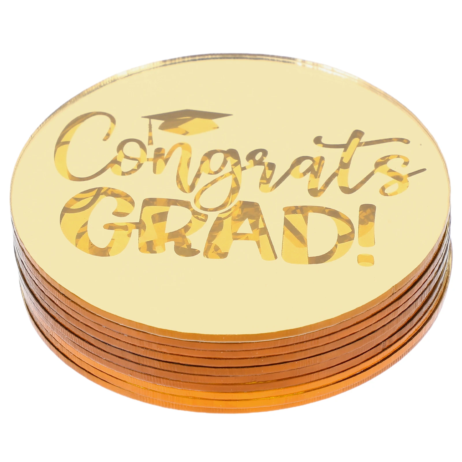 Graduation Acrylic Decorations Graduation Acrylic Cake Topper Unique Design Party Centerpieces Sturdy Material Round Shape
Graduation Acrylic Decorations Graduation Acrylic Cake Topper Unique Design Party Centerpieces Sturdy Material Round Shape