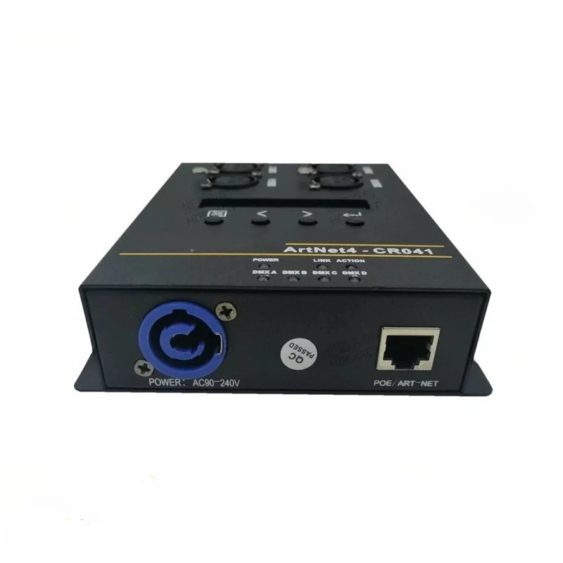 4CH Network Extender Tiger MA2 Console Network Decoder Stage Lighting Artne To DMX512 Conversion
4CH Network Extender Tiger MA2 Console Network Decoder Stage Lighting Artne To DMX512 Conversion