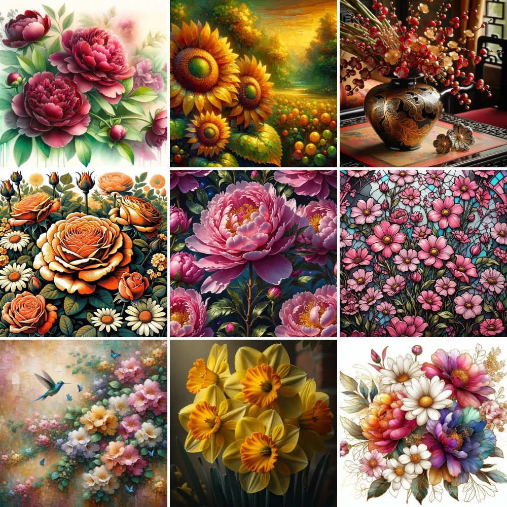 Flowers Peony Narcissus Printed Fabric Cross Stitch DIY Embroidery Patterns Handmade Painting Sewing Hobby Sales Floss Stamped
Flowers Peony Narcissus Printed Fabric Cross Stitch DIY Embroidery Patterns Handmade Painting Sewing Hobby Sales Floss Stamped