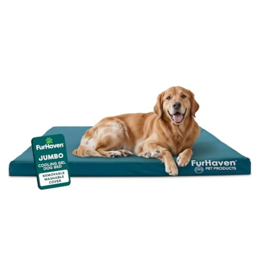 Water-Resistant Cooling Gel Dog Bed for Dogs w/ Removable Washable Cover, For Dogs Up to 95 lbs - Indoor/Outdoor Logo Print Oxf
Water-Resistant Cooling Gel Dog Bed for Dogs w/ Removable Washable Cover, For Dogs Up to 95 lbs - Indoor/Outdoor Logo Print Oxf