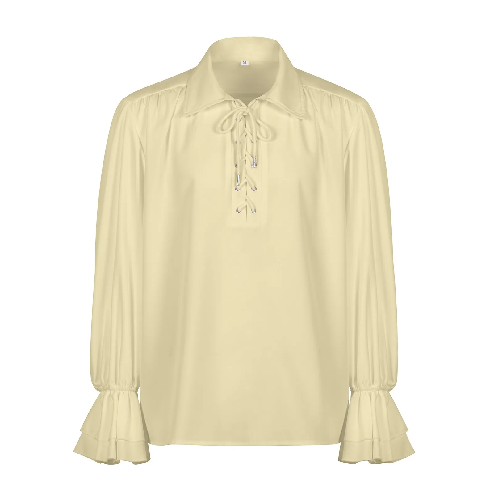 Medieval Men Shirt Vintage Ruffles Lapel Collar Men Blouse White Long Sleeve Victorian Performance Party Shirt Medieval Costume
Medieval Men Shirt Vintage Ruffles Lapel Collar Men Blouse White Long Sleeve Victorian Performance Party Shirt Medieval Costume