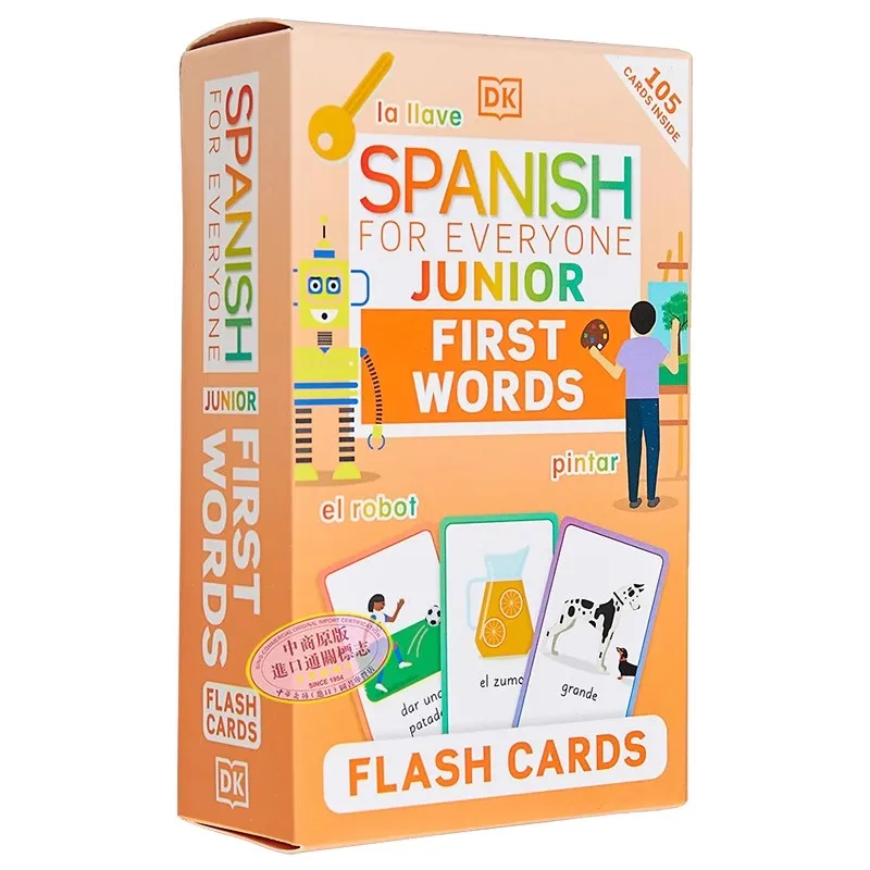 Spanish for Everyone Junior First Words Flash Cards Everyone learns Spanish DK Books
Spanish for Everyone Junior First Words Flash Cards Everyone learns Spanish DK Books