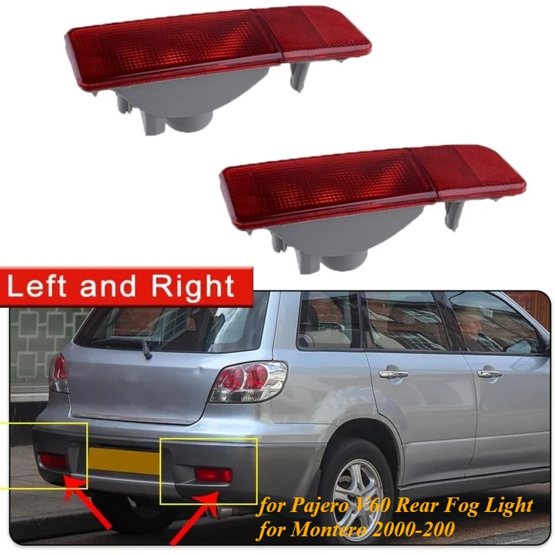 Rear Bumper Lamp for Pajero V60 Rear Fog Light for Montero 2000-2003 V70 Stop Warning Lights for Shogun MR508783
Rear Bumper Lamp for Pajero V60 Rear Fog Light for Montero 2000-2003 V70 Stop Warning Lights for Shogun MR508783