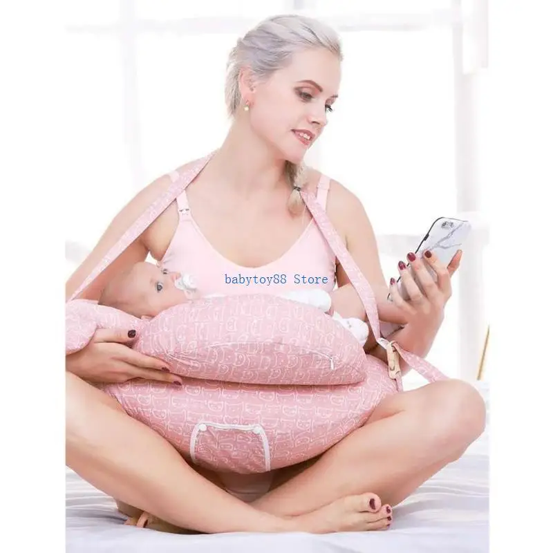 Y4UD Breastfeeding Pillow Nursing Pillow for w/ Auxiliary Shoulder Strap for Cozy Fee
Y4UD Breastfeeding Pillow Nursing Pillow for w/ Auxiliary Shoulder Strap for Cozy Fee